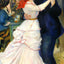 Dance at Bougival art print by Pierre-Auguste Renoir (1883)