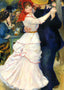 Dance at Bougival 1883 Painting by Pierre-Auguste Renoir Art Print (6 Sizes)