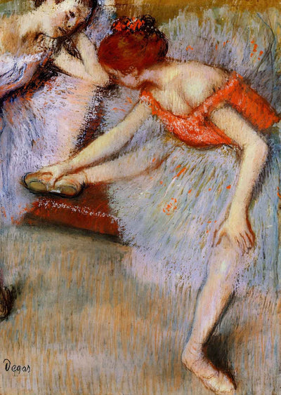 Dancers Fine Art Print 1895 Painting by Edgar Degas (6 Sizes) - Retouched