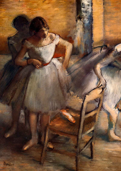 Dancers Fine Art Print 1900 Painting by Edgar Degas (6 Sizes) - Restored