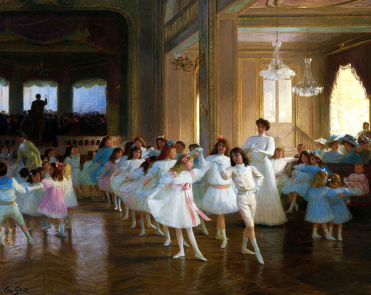 Dance Show art print by Victor Gabriel Gilbert