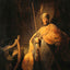 David Playing the Harp to Saul 1629 Painting by Rembrandt Art Print (6 Sizes)