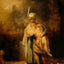 David and Jonathan painting by Rembrandt (1642)