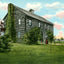 Dayton's Oldest House, Log Cabin Built 1796, 1906 Vintage Print (7 Sizes)