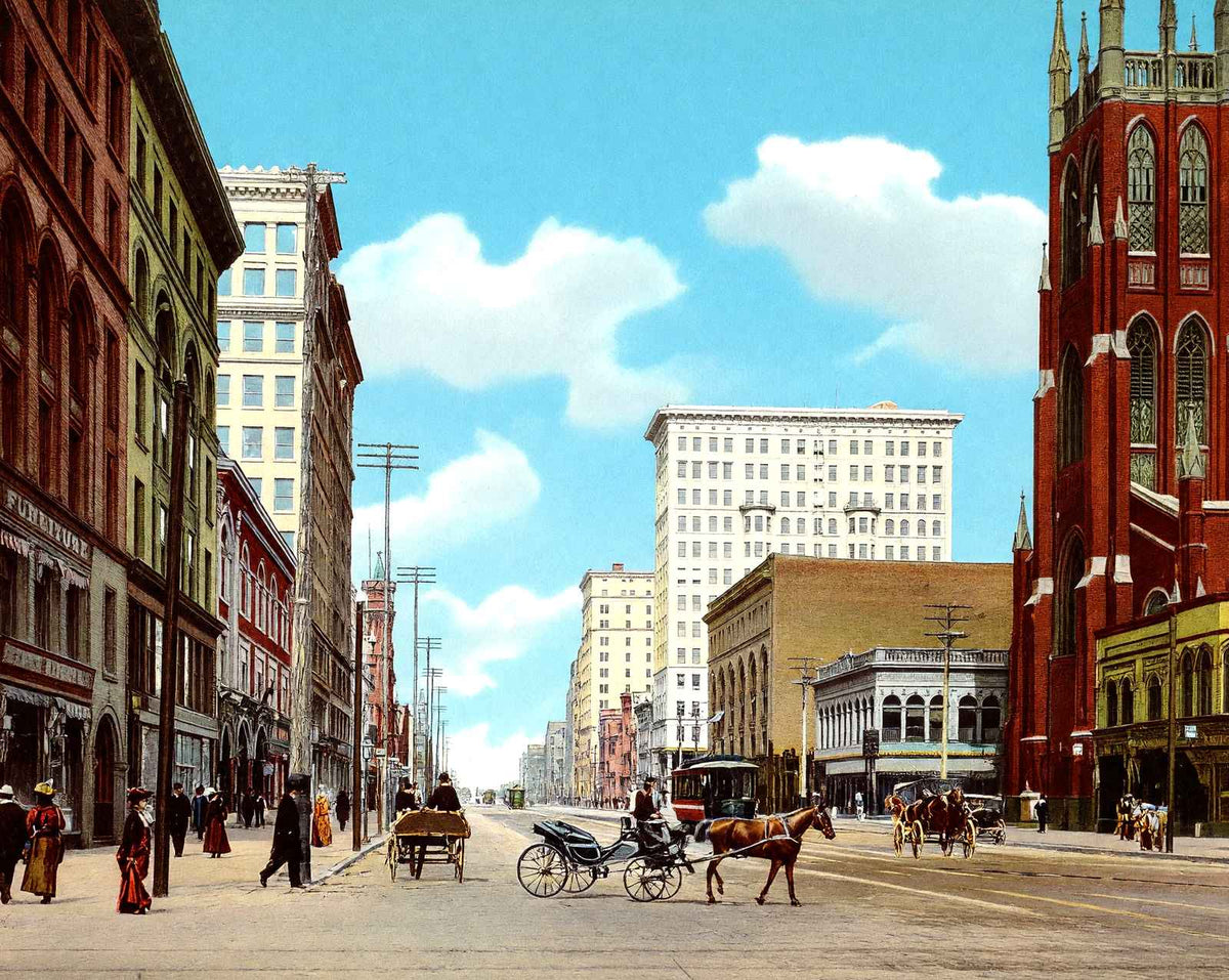 Main Street North from Fifth