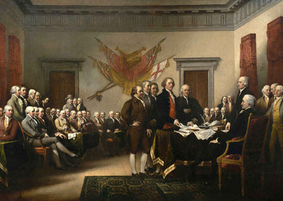 Declaration of Independence 1819 Painting by John Trumbull Art Print (6 Sizes)