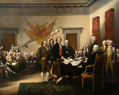 Declaration of Independence art print by John Trumbull