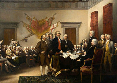 Declaration of Independence Painting by John Trumbull Art Print (6 Sizes)