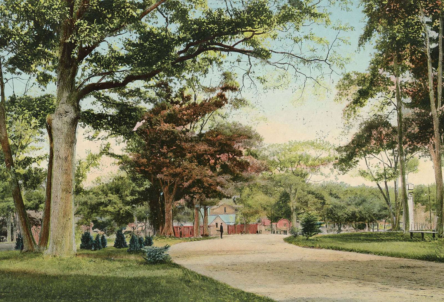 Deering Park Portland Maine in 1908 Vintage Print (7 Sizes) - High Quality
