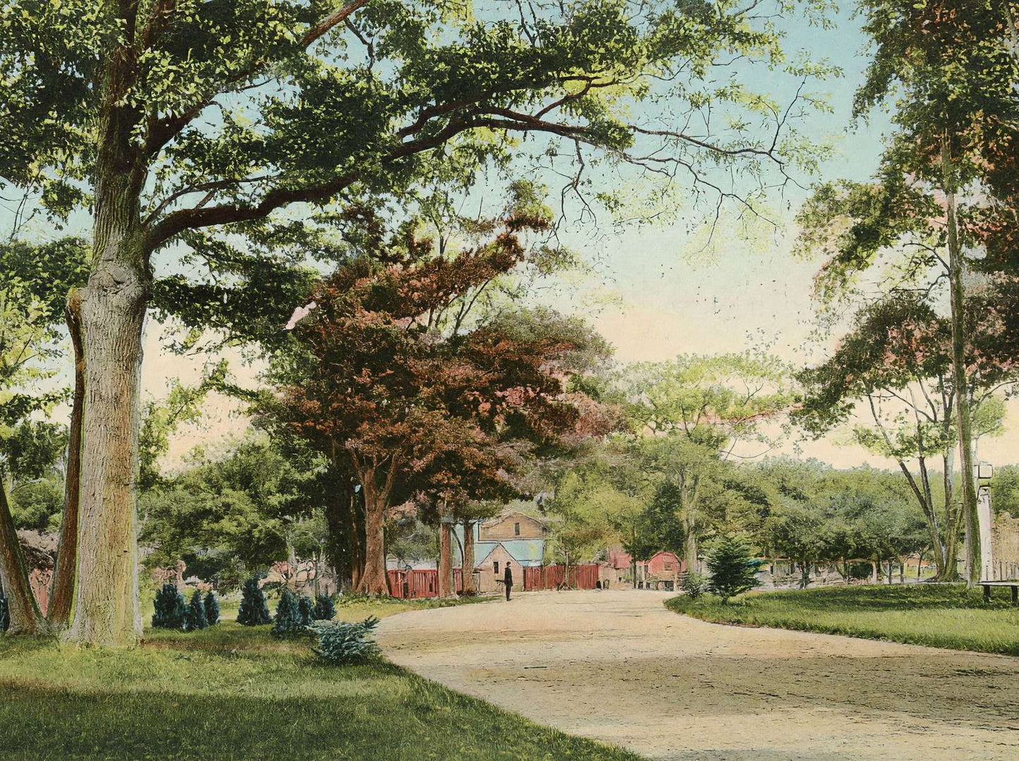 Deering Park Portland Maine in 1908 Vintage Print (7 Sizes) - High Quality