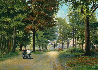 The Dell Littleton NH in 1907 Art Print (7 Sizes) - Enhanced