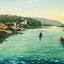 Delaware River Easton PA in 1908 Art Print (7 Sizes) - Premium Quality