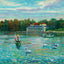 Delaware Park Lake Buffalo NY in 1905 Art Print (7 Sizes) - Premium Print