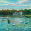 Delaware Park Lake Buffalo NY in 1905 Art Print (7 Sizes) - Premium Print