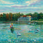 Delaware Park Lake Buffalo NY in 1905 Art Print (7 Sizes) - Premium Print