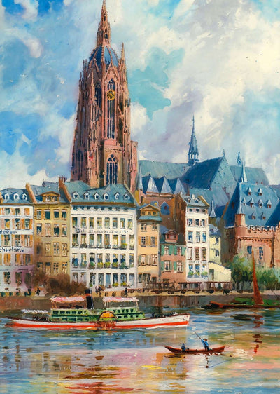 Der Dom Frankfurt Art Print (7 Sizes) - Acid Free