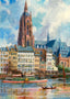 Der Dom Frankfurt Art Print (7 Sizes) - Acid Free