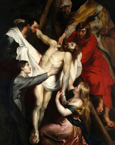 Descent from the Cross painting by Peter Paul Rubens (1618)