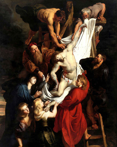 Descent from the Cross (Centre Panel) painting by Peter Paul Rubens (1614)