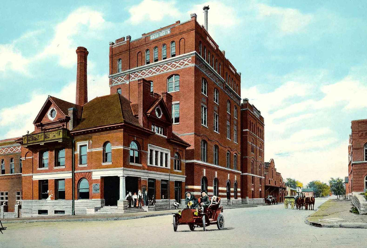 Dick Bros. Brewing Co. Quincy Illinois in 1908 Vintage Print (7 Sizes)