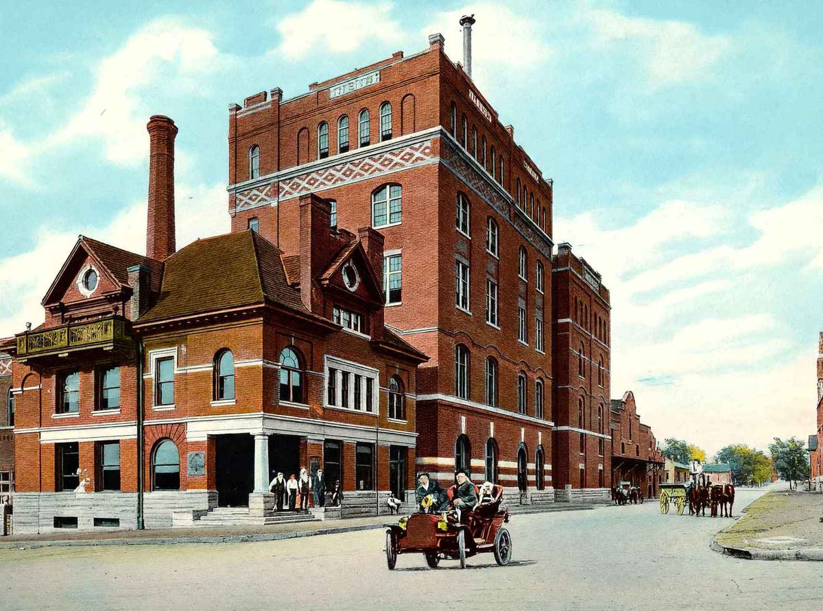 Dick Bros. Brewing Co. Quincy Illinois in 1908 Vintage Print (7 Sizes)
