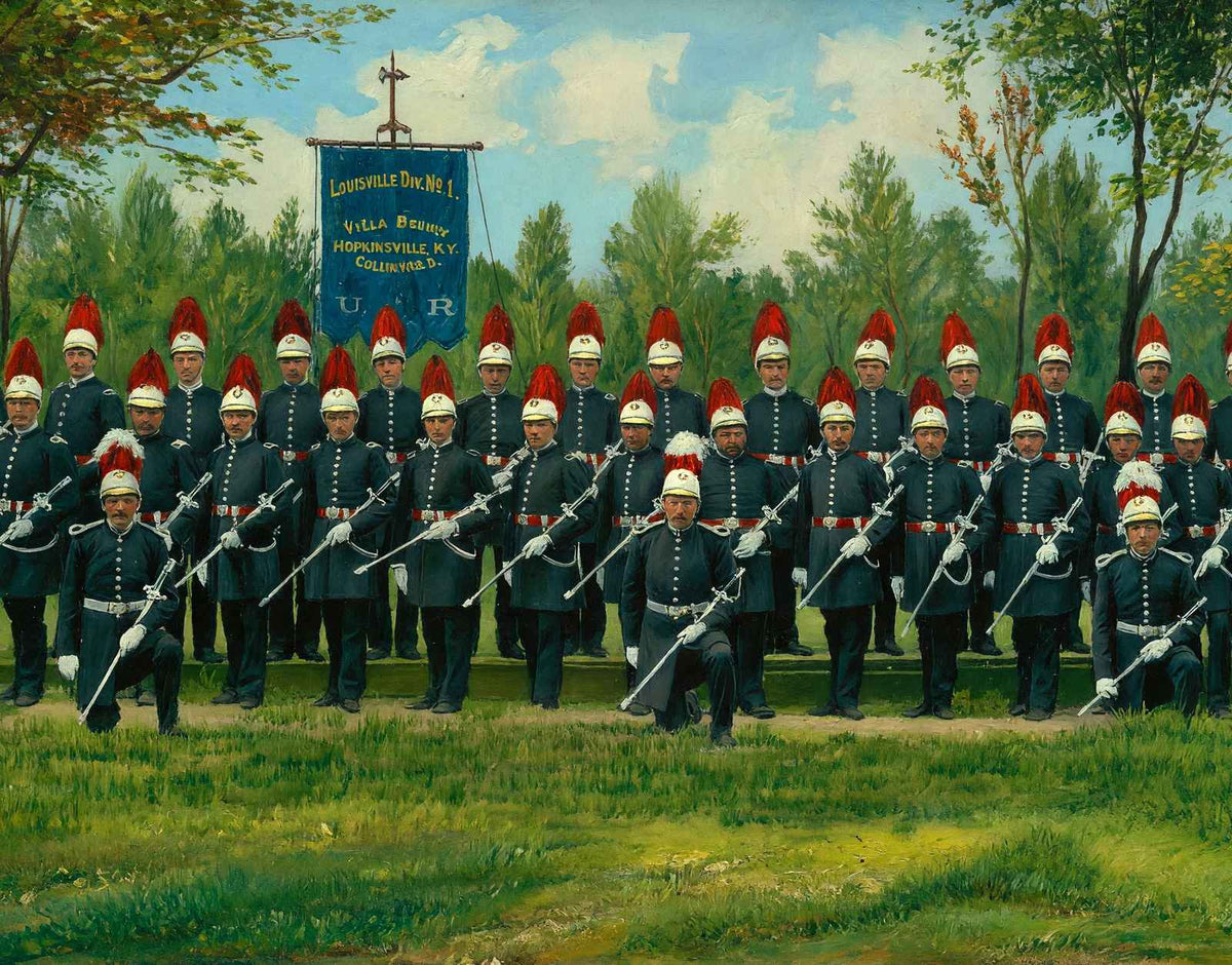 Division of Knights of Pythias Louisville in 1904 Art Print (7 Sizes)