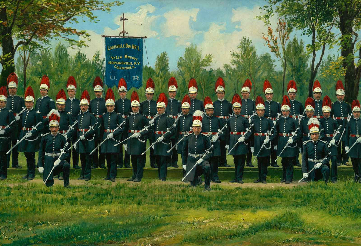 Division of Knights of Pythias Louisville in 1904 Art Print (7 Sizes)