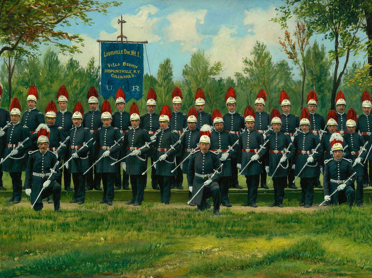 Division of Knights of Pythias Louisville in 1904 Art Print (7 Sizes)