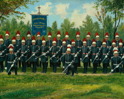 Division of Knights of Pythias in 1904 painting