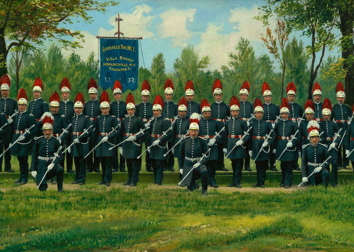 Division of Knights of Pythias Louisville in 1904 Art Print (7 Sizes)