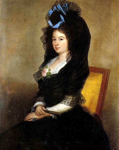 Dona Narcisa Baranana De Goicoechea painting by Francisco Goya (1810)