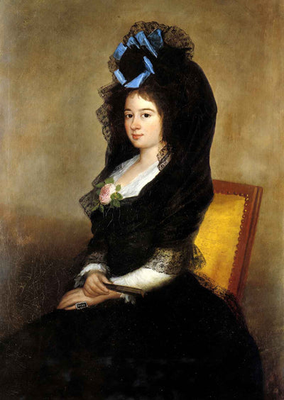 Dona Narcisa Baranana De Goicoechea 1810 by Francisco Goya Art Print (6 Sizes)