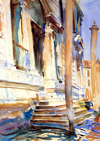 Doorway of a Venetian Palace Art Print 1907 by John Singer Sargent (6 Sizes)
