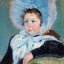 Dorothy in a Very Large Bonnet and a Dark Coat 1904 Cassatt Art Print (6 Sizes)