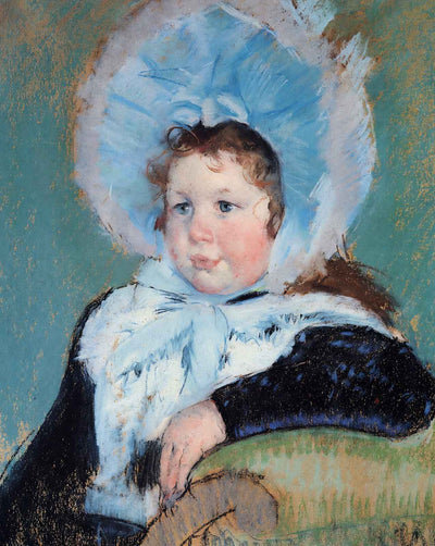 Dorothy in a Very Large Bonnet and a Dark Coat fine art print by Mary Cassatt (1904)