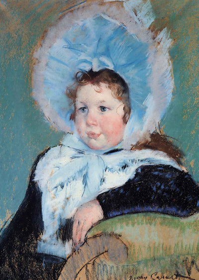 Dorothy in a Very Large Bonnet and a Dark Coat 1904 Cassatt Art Print (6 Sizes)