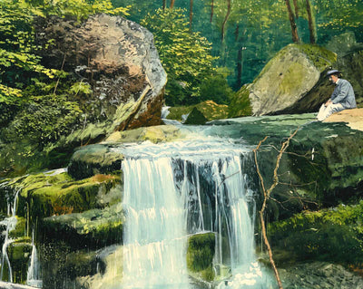 Downers Glen in Manchester in 1908 art print