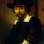 Dr Ephraim Bueno, Jewish Physician and Writer 1647 Rembrandt Art Print (6 Sizes)