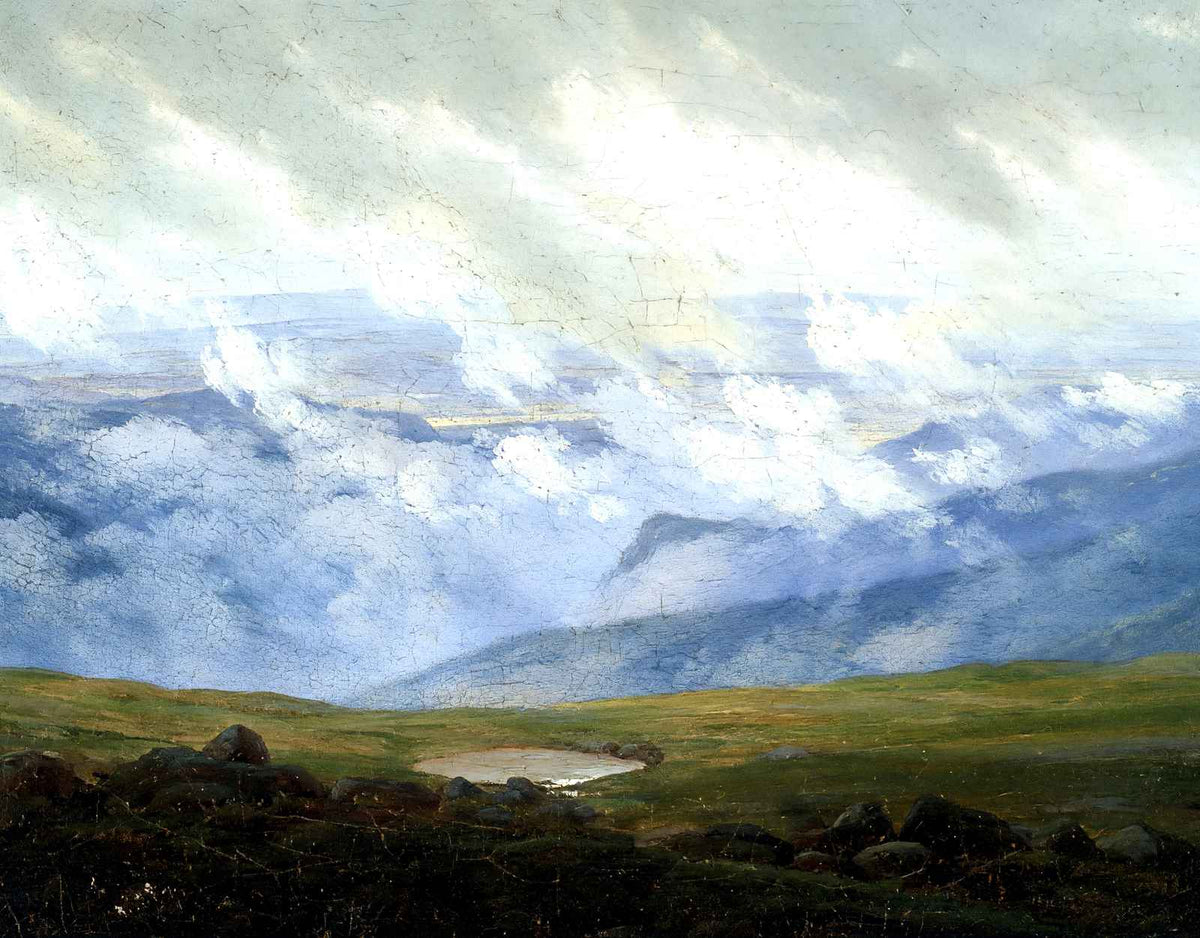 Drifting Clouds 1820 Painting by Caspar David Friedrich Fine Art Print (6 Sizes)