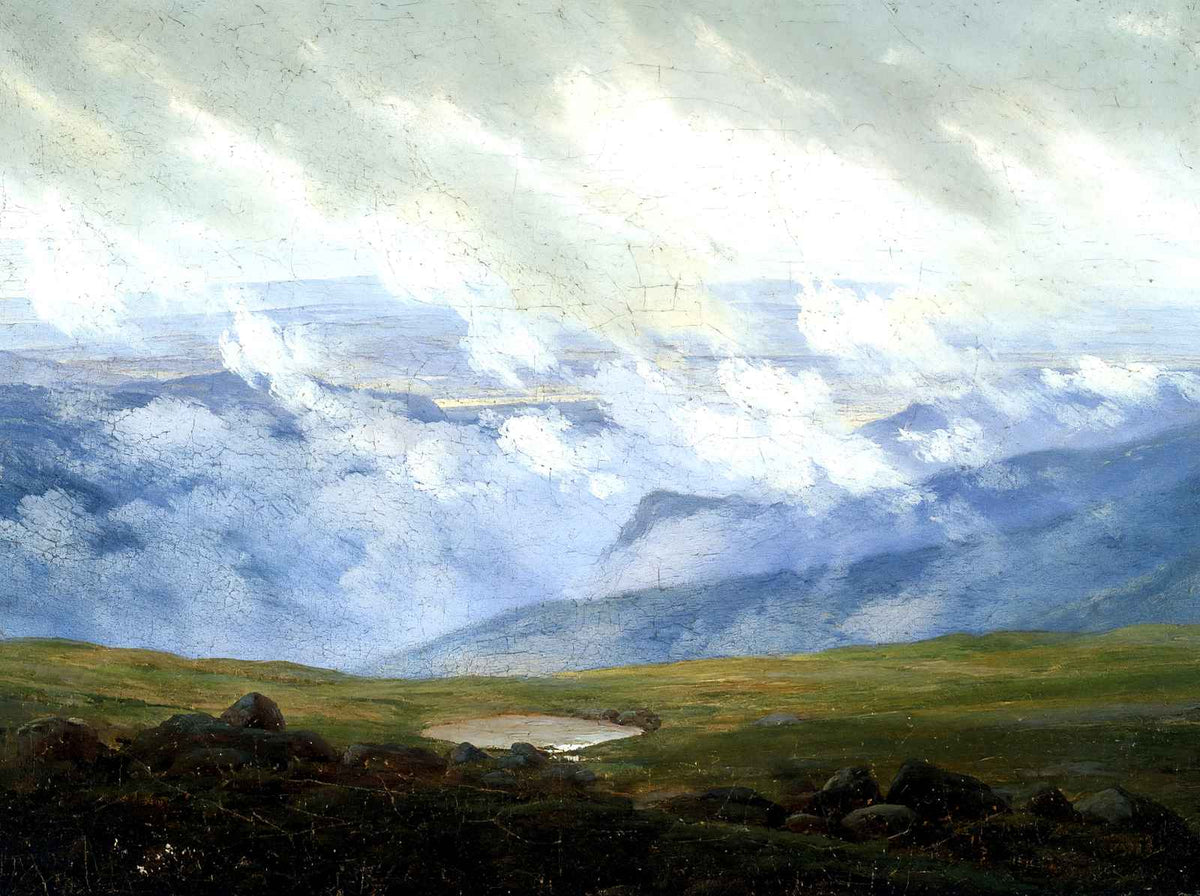 Drifting Clouds 1820 Painting by Caspar David Friedrich Fine Art Print (6 Sizes)