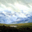 Drifting Clouds painting print by Caspar David Friedrich (1820)
