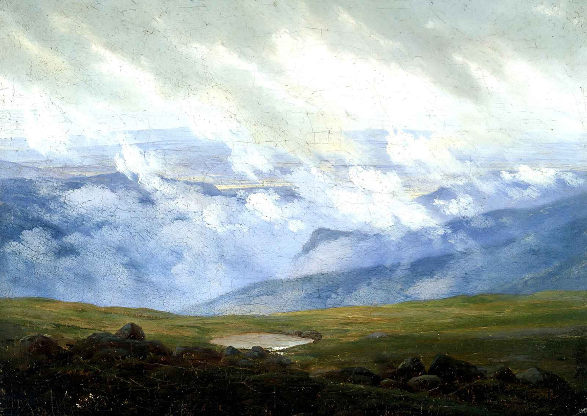 Drifting Clouds 1820 Painting by Caspar David Friedrich Fine Art Print (6 Sizes)