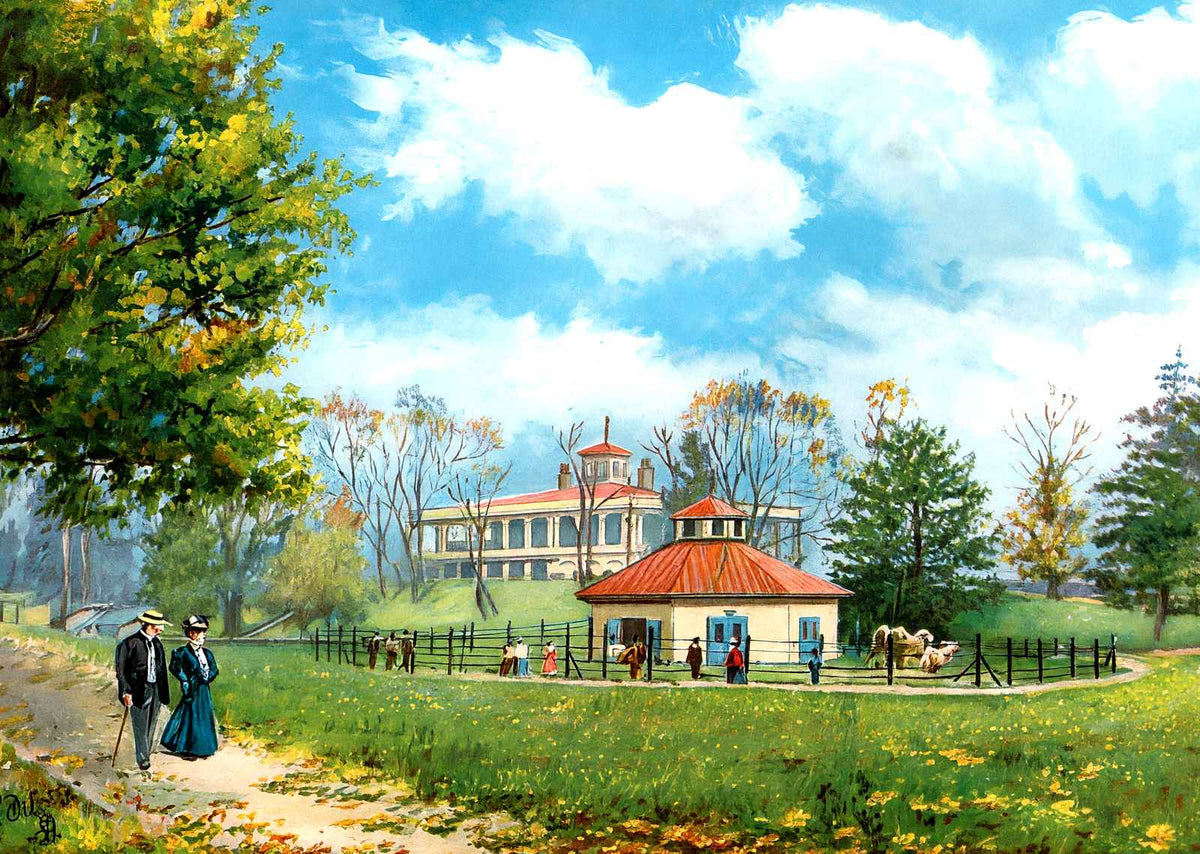 Druid Hill Park Baltimore in 1907 Vintage Print (7 Sizes) - Reproduction
