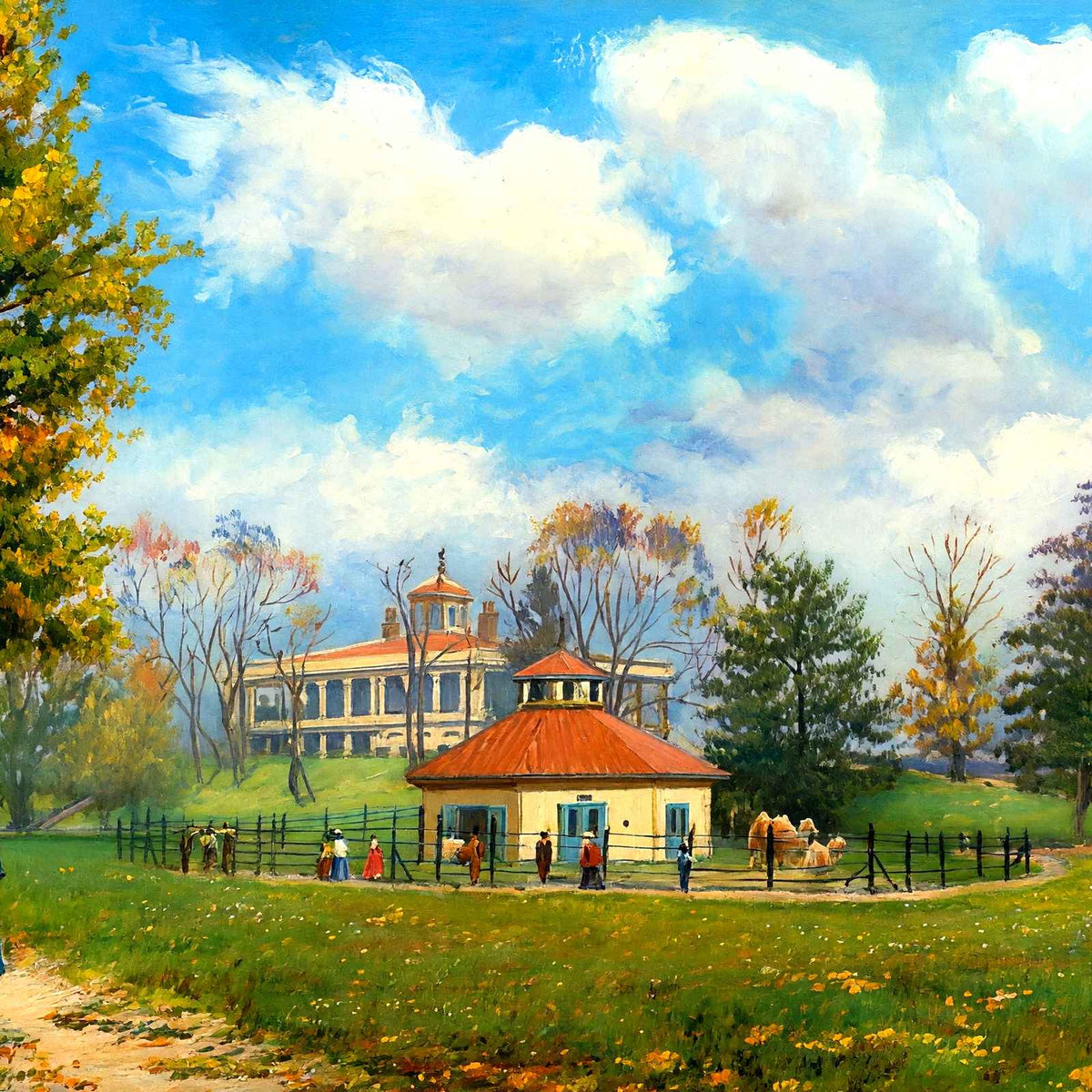Druid Hill Park Baltimore Art Print (7 Sizes) - Reproduction