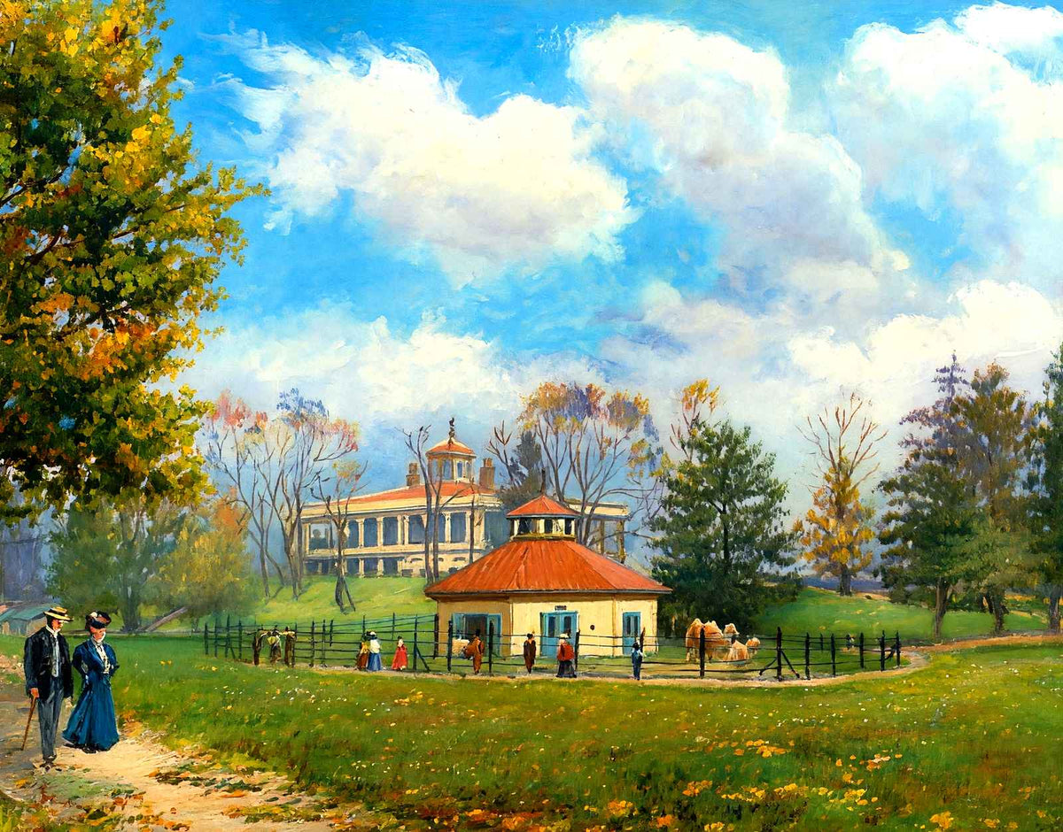Druid Hill Park Baltimore Art Print (7 Sizes) - Reproduction