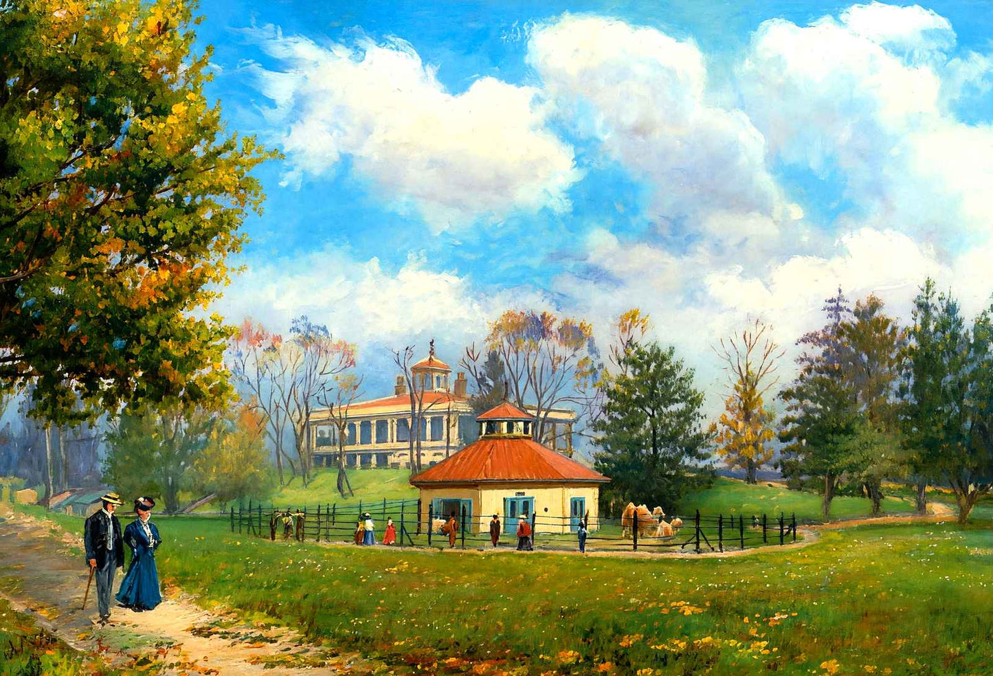Druid Hill Park Baltimore Art Print (7 Sizes) - Reproduction
