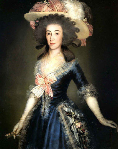 Duchess Countess of Benavente art print by Francisco Goya (1785)