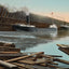 New Mesabe or Dock Duluth in 1907 Vintage Print (7 Sizes) - High Quality