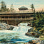 Rustic Bridge Lester Park Duluth in 1907 Art Print (7 Sizes) - Reproduction