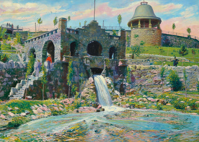 Cascade Park Duluth in 1907 Art Print (7 Sizes) - High Quality